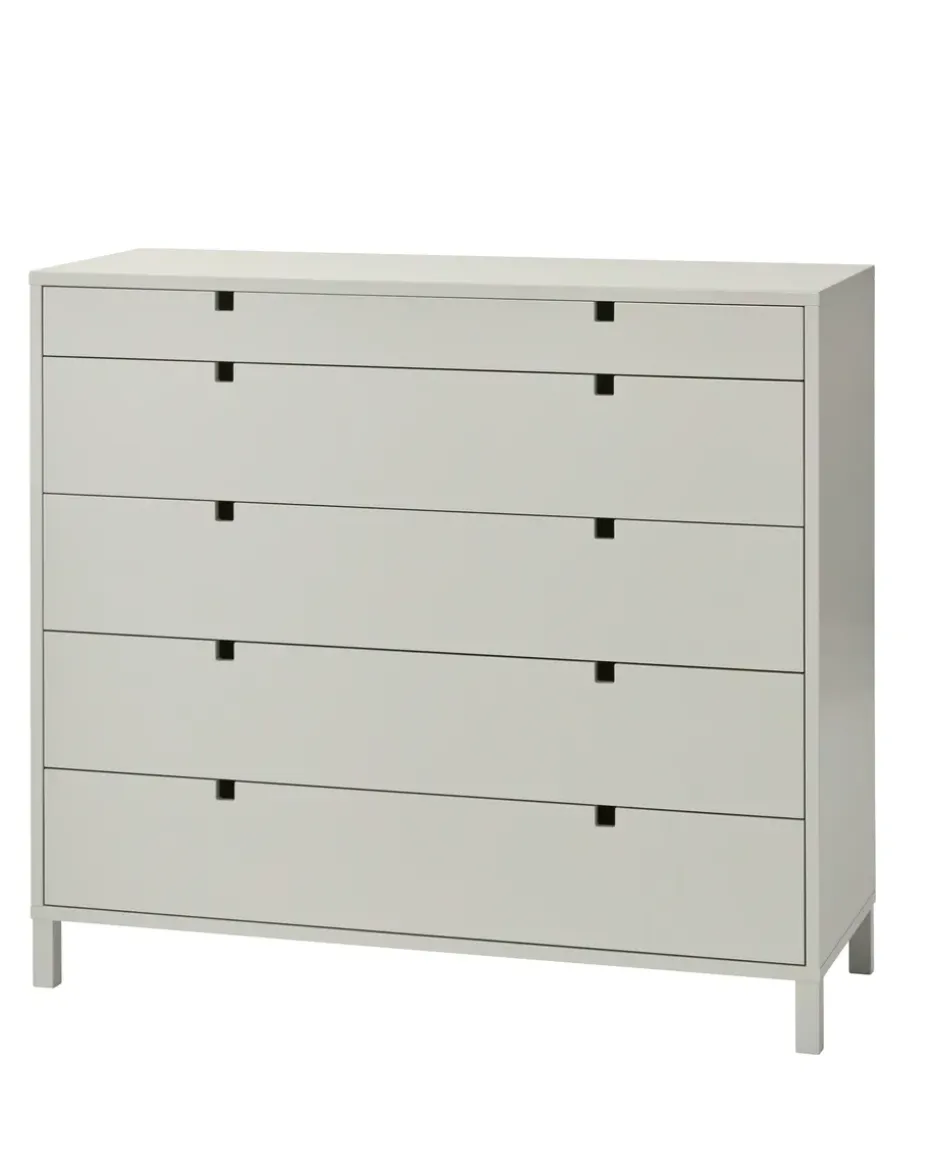 Square dresser 5 drawers, Sand