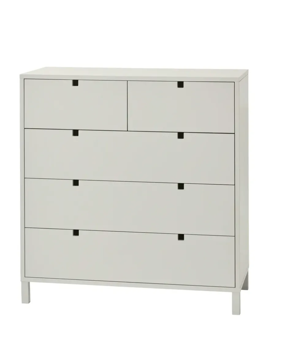 Square dresser 2+3 drawers, Sand