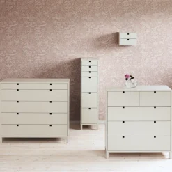 Square dresser 2+3 drawers, Sand