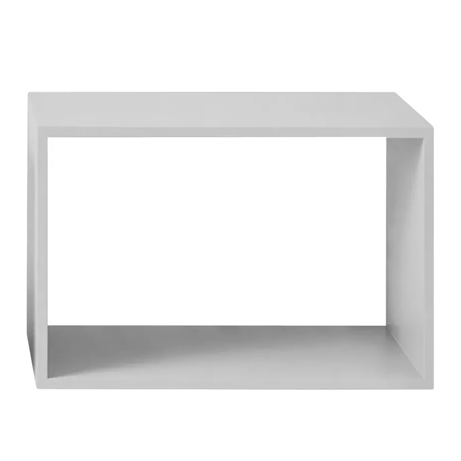 Stacked 2.0 shelving open, large, light grey