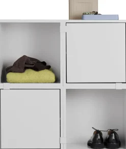 Stacked storage system hallway configuration 4, Grey