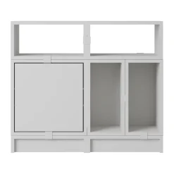 Stacked storage system office configuration 5, Grey