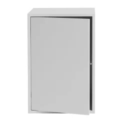 Stacked storage system with door large, Grey