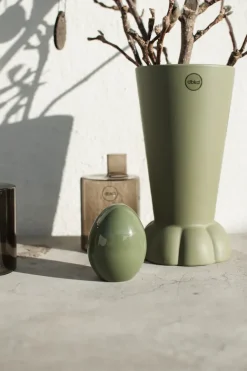 Standing Egg Easter decoration, Green