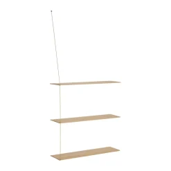 Stedge wall shelf 80 cm, Oak