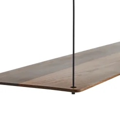 Stedge wall shelf 80 cm, Smoked oak