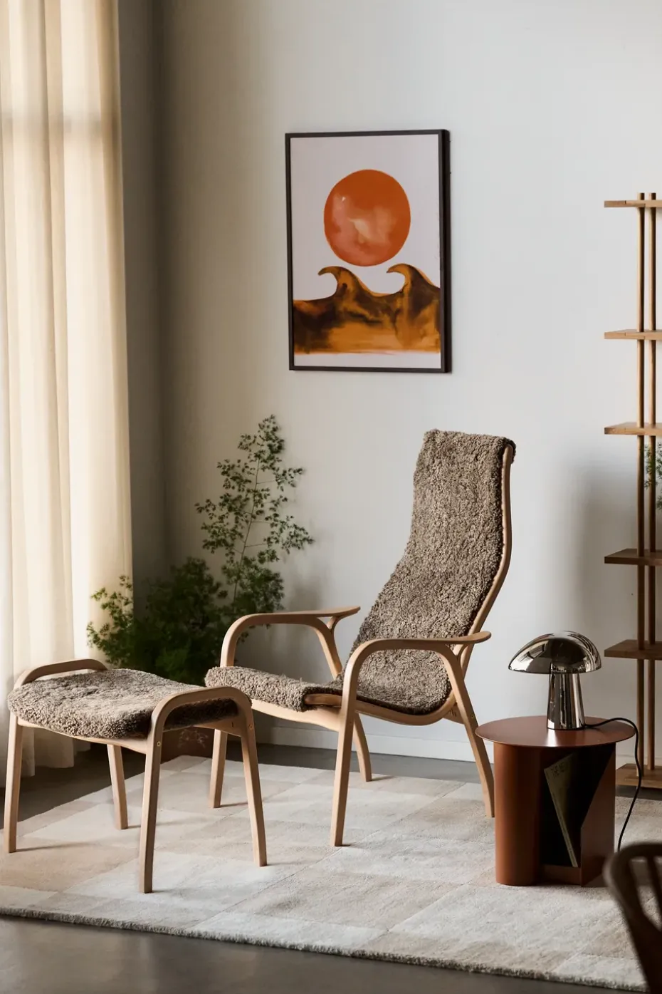 Stensö frame walnut, 50x70 cm