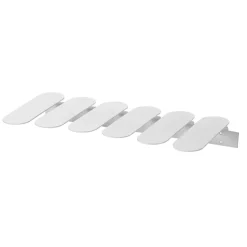 Step shoe shelf, white