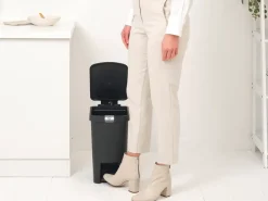 StepUp pedal bin 16 L, Dark grey