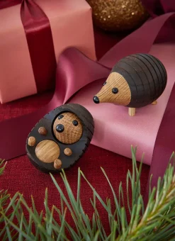 Stick hedgehog decoration 4.5 cm, Thermo ash