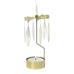 Stig L Salix rotary candle medium, Gold