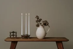 STOFF antique candles by ester & erik large 4-pack, White