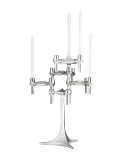 STOFF Nagel BMF candle holder, Chrome