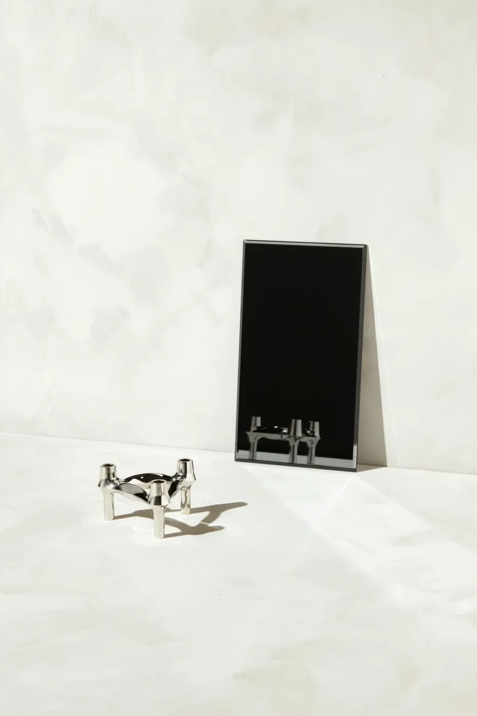 STOFF Nagel BMF candle holder, Chrome