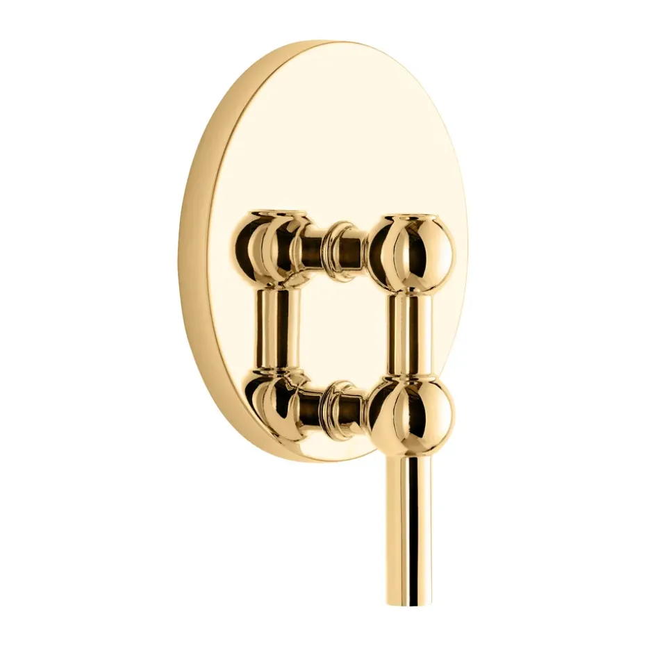 STOFF Nagel candle sticks wall, Brass