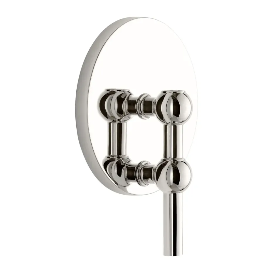 STOFF Nagel candle sticks wall, Chrome