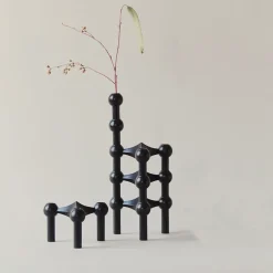 STOFF Nagel vase, Black