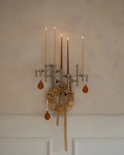 STOFF tapered candle by ester & erik 6-pack, amber