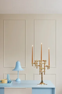 STOFF tapered candle by ester & erik 6-pack, amber