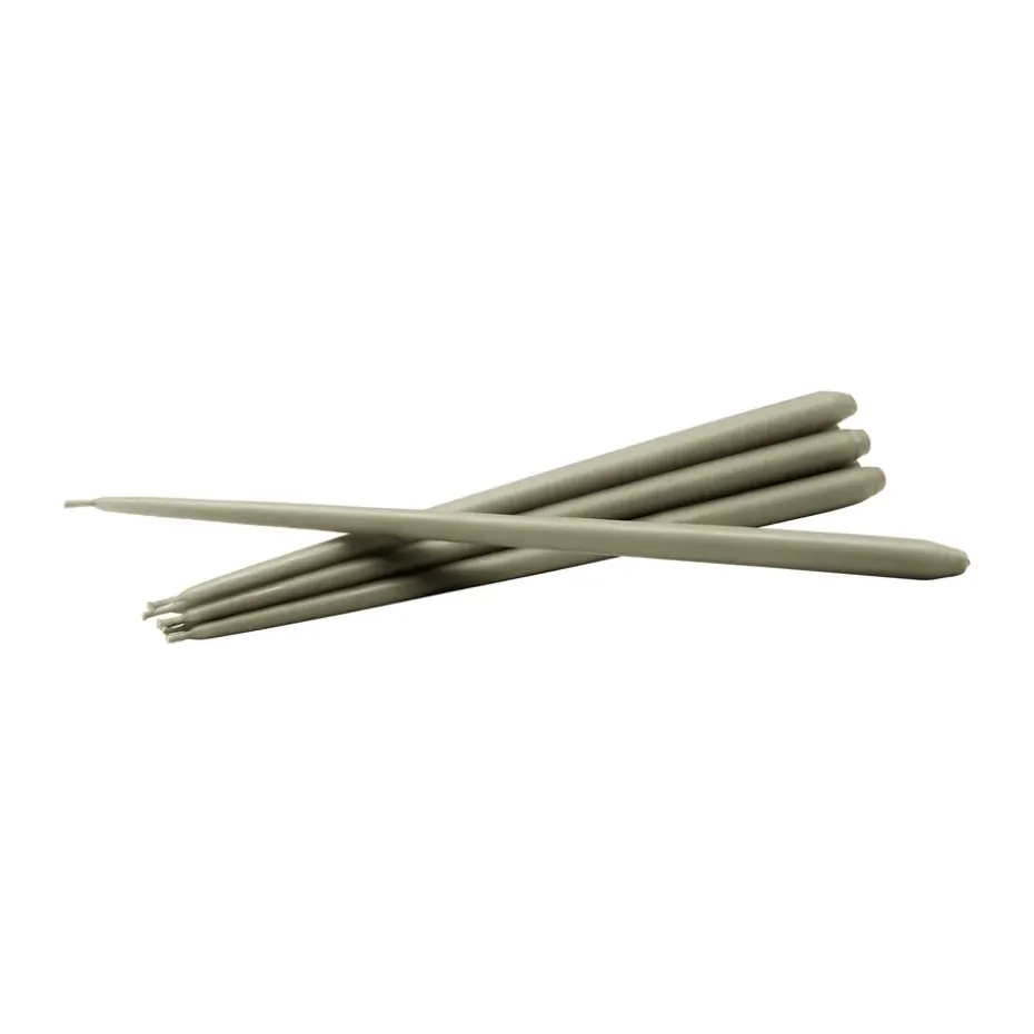 STOFF tapered candle by ester & erik 6-pack, Artichoke