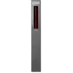 STOFF tapered candle by ester & erik 6-pack, Burgundy red