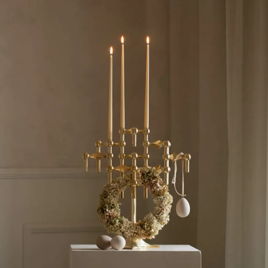 STOFF tapered candle by ester & erik 6-pack, Ginger