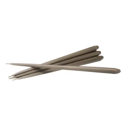 STOFF tapered candle by ester & erik 6-pack, Taupe