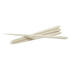 STOFF tapered candle by ester & erik 6-pack, Off-white