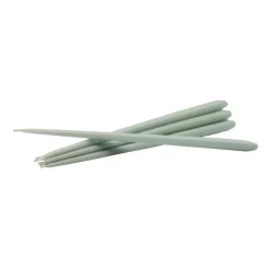 STOFF tapered candle by ester & erik 6-pack, Dusty mint