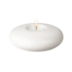 Stone lantern Ø13 cm, White
