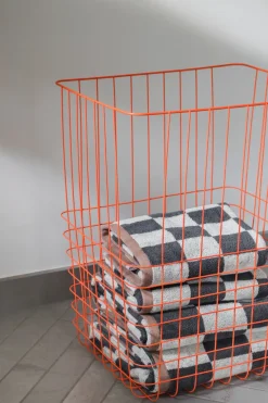 Store-it storage basket with cotton bag large, Orange