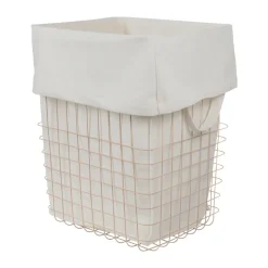 Store-it storage basket with cotton bag large, Sand