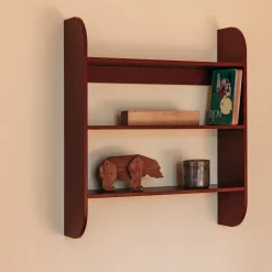 Strapats wall shelf 62x73,6 cm, Burgundy
