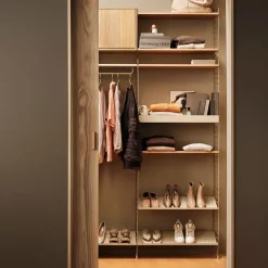 String cabinet with flip door, Grey, 78x30 cm
