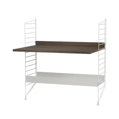 String children's room combination A - walnut & white
