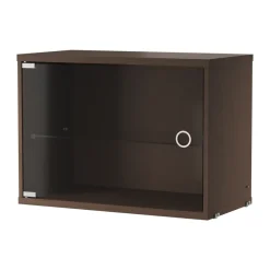 String display cabinet, Dark oak, 58x30 cm