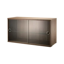 String display cabinet, Walnut, 78x30 cm