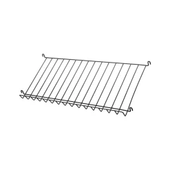 String magazine shelf wire, Black