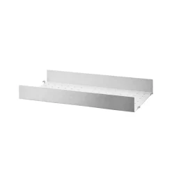 String Outdoor shelf, Galvanized-58x30 cm-high edge
