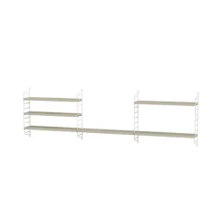 String shelf Pocket ash-white, ash-white