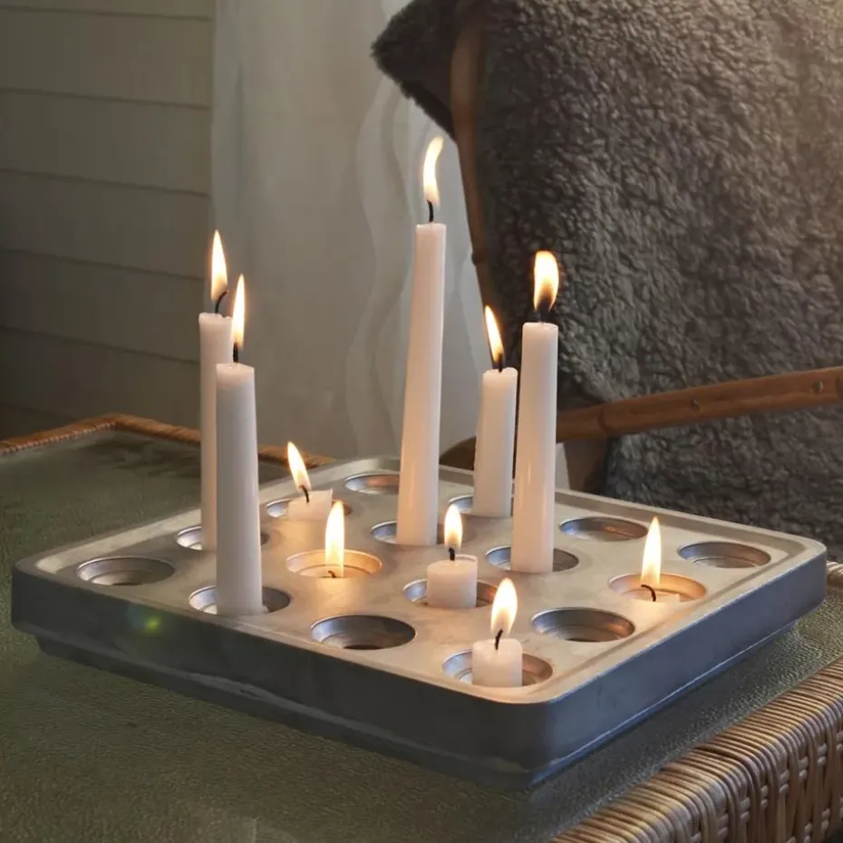 Stumpastaken candle holder, large