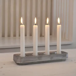 Stumpastaken candle holder long, 8,5x29,5 cm