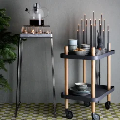 Stumpastaken candle holder base, Silver