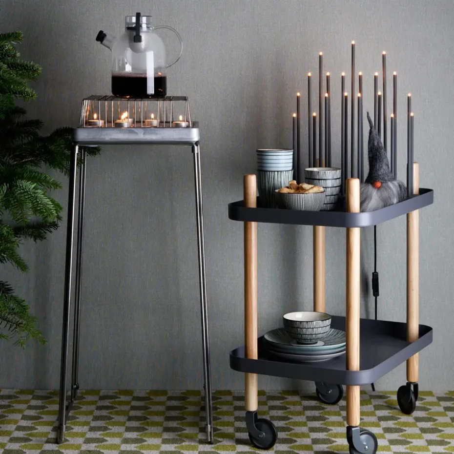 Stumpastaken candle holder base, Silver