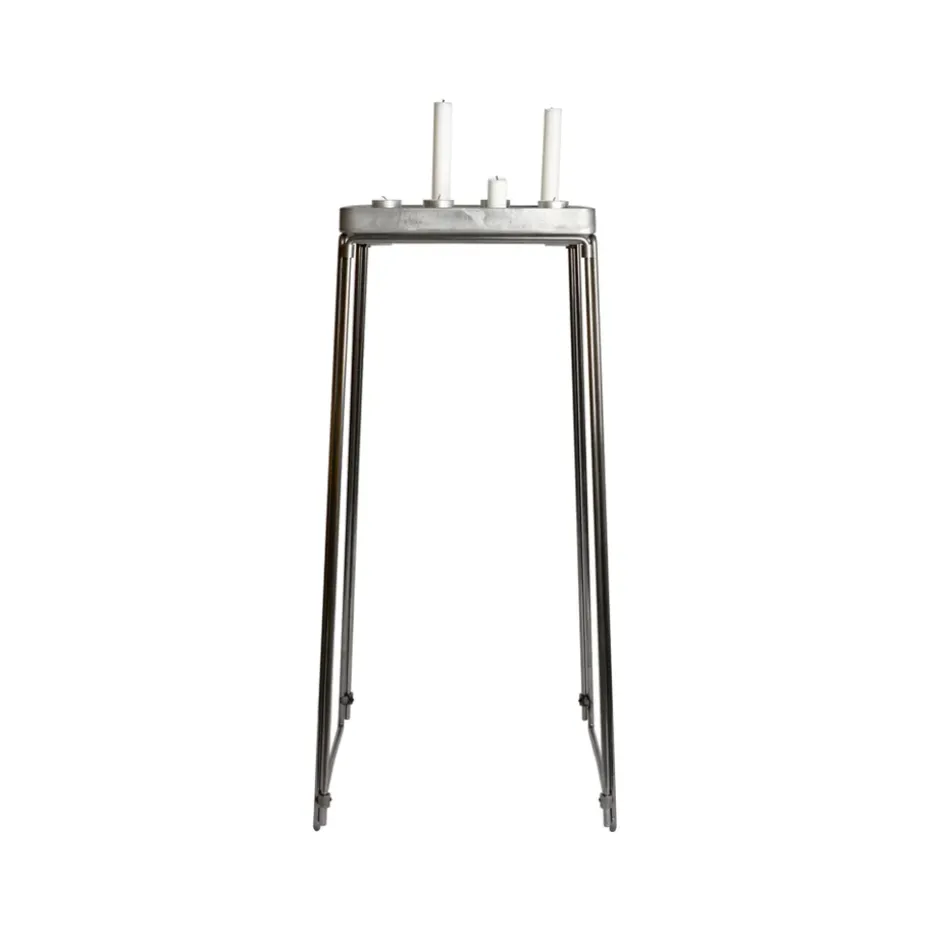Stumpastaken candle holder base, Silver