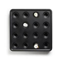 Stumpastaken candle holder black, large