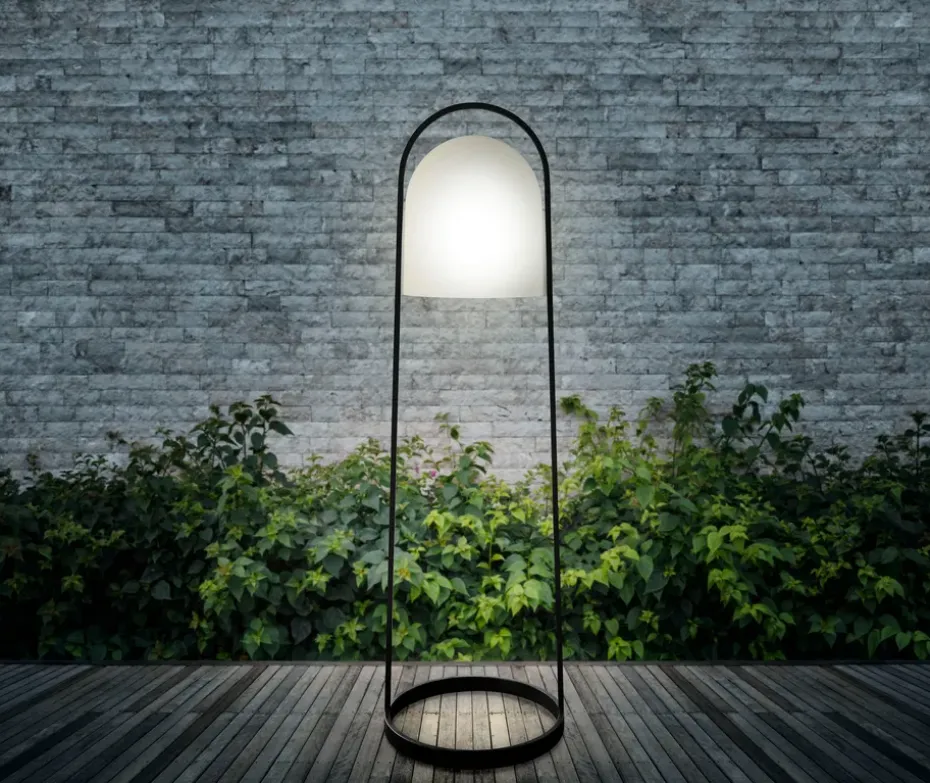 SunLight solar lantern 100 cm, White-black