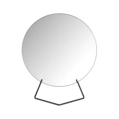 Table mirror Ø20 cm, Black