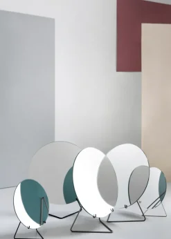 Table mirror Ø20 cm, Black