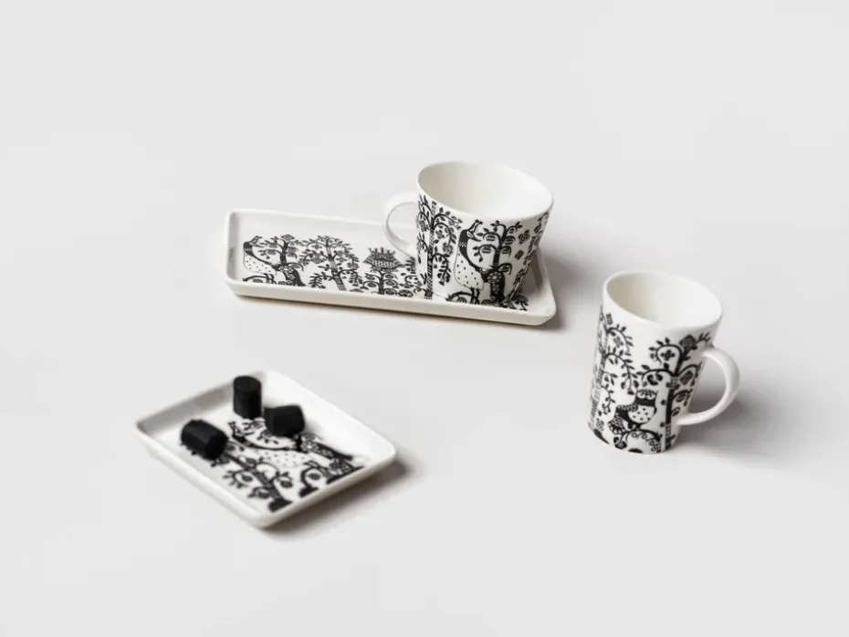 Taika plate 12x24 cm, Black